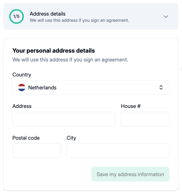 Adress details Yieldfund