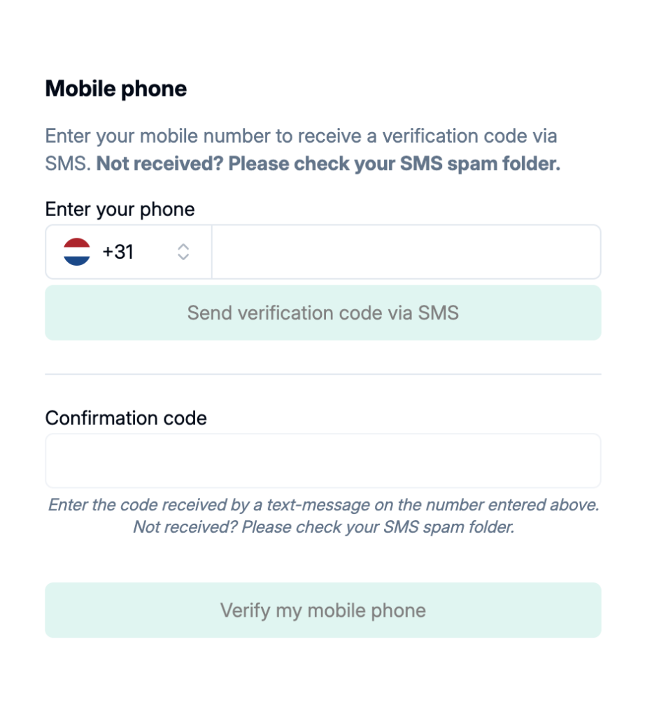 Create account 3