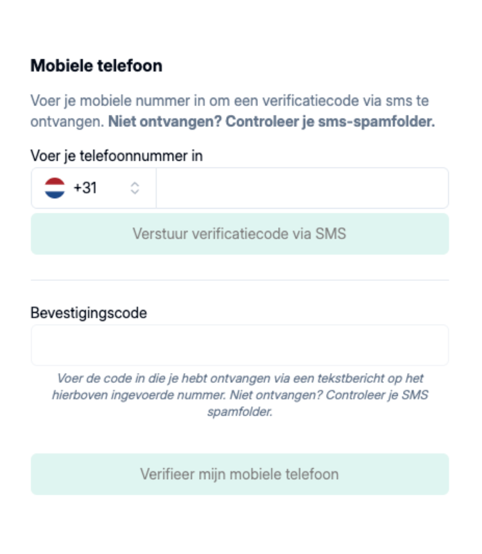 Maak account aan 3